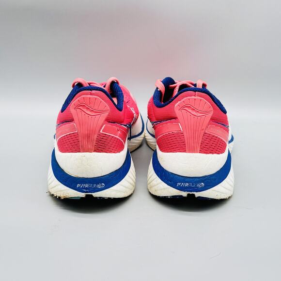 Saucony Shoes Womens 7 Pink Blue Endorphin Speed Road Running Athletic Sneakers - Picture 7 of 13